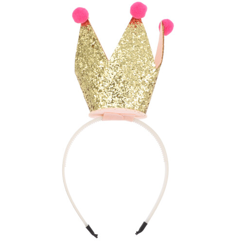 3Stk Glitzer Haarband Kinder Party Haaraccessoire Gold