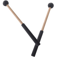 2Paare Leichte Percussion-Schlägel Musikschläger Für Anfänger Schwarz