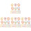 80Stk Haargummi & Clips, Elastische Farbige Haarschmuck-Set 4