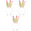 3Stk Glitzer Haarband Kinder Party Haaraccessoire Gold 3
