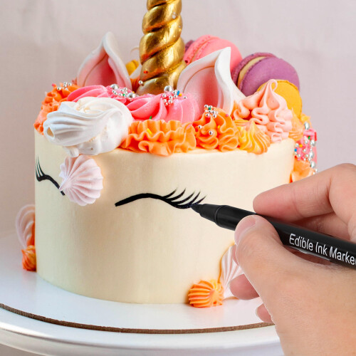 8St Eetbare Decoratiepennen Multikleur Voor DIY En Koek 2