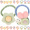 80Stk Haargummi & Clips, Elastische Farbige Haarschmuck-Set 3