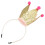 3Stk Glitzer Haarband Kinder Party Haaraccessoire Gold 11
