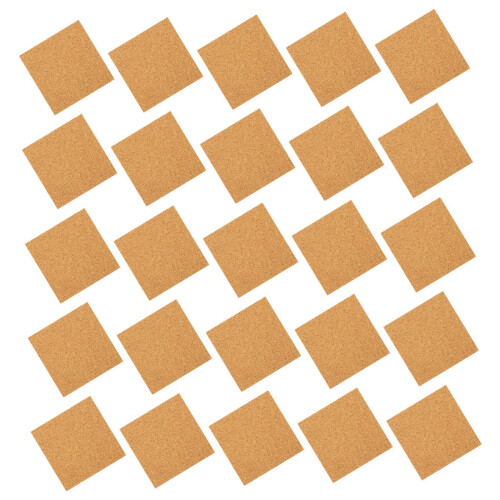 120Stk DIY Korkuntersetzer, Selbstklebend, Hellbraune Möbelpads 1