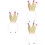 3Stk Glitzer Haarband Kinder Party Haaraccessoire Gold 6