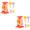 2Sets Kinder Strandspielzeug Sand Grab Set 7