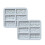 4St Multipurpose Blauwe Silicone Bakvormen Chocolade Mallen 2