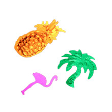3Stk Farbiges Luau Konfetti Mit Glitter Und Tropischem Party-