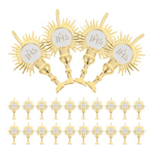 48Stk Goldene Religion Party Dekorationen Holy-Light Topper Für Kirche