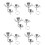 5Sets Multifunktionale Für Silber Robust 8