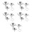 5Sets Multifunktionale Für Silber Robust 7