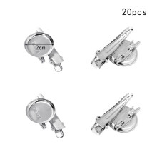 40St Zilveren Broches Basis Met Clip, Accessoires Broches Maken