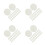 600St Witte Katoen Diffuser Pads Voor Auto En Mini Aroma Diffusers 6