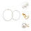2St Parel Handtas Ketting Plastic Vervanging Voor Accessoire 6