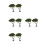 8St Mini Landschapsbomen Plastic Groen Simulatie Model Voor Hobby 7