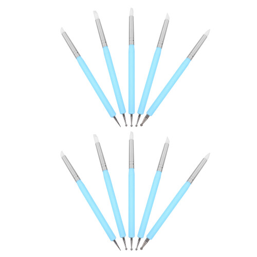 3Sets Manicure Pen Sky- Nail Art Dubbelzijdige DIY Tools