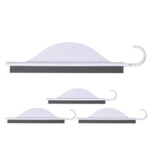 12Stk Weißer Duschschaber Aus Tpr, Mini Reinigungshilfe Mit Wandhaken