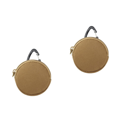 2St Multifunctionele Lichtbruine Nylon Tasjes Munten En Sleutels 2
