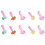 50St Assorti Plastic Haarclips Voor , Haarversiering Kinderen 2