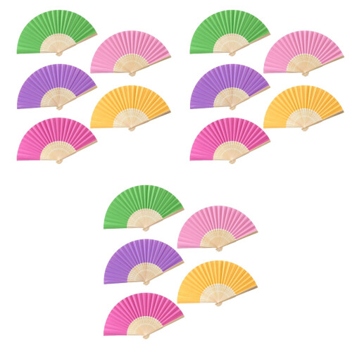 15St Diverse Papierwaaier DIY Schilderen En Knutselen 2