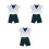 3St Bier Set Voor Zachte Stoffen Leuk Design 8