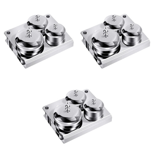 9St Manicure Tint Bowls Van Rvs Compact Voor Nagelstyling 2