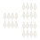24St Witte Decoratieve Plastic Mosquito Netpen Topstukken 10