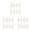 24St Witte Decoratieve Plastic Mosquito Netpen Topstukken 4