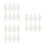 24St Witte Decoratieve Plastic Mosquito Netpen Topstukken 6