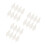 24St Witte Decoratieve Plastic Mosquito Netpen Topstukken 8