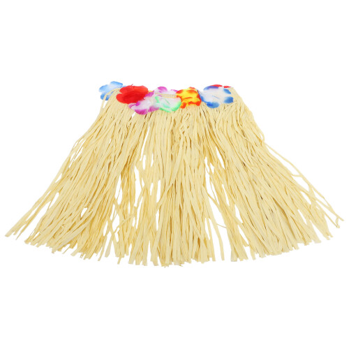 5St Comfortabele Beige Hula Skirts Decor En Hawaii Performance