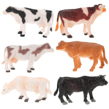 18St Miniatuurvee Tuindecoratie Kunststof Figurant Met Diverse Kleuren