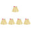 5St Comfortabele Beige Hula Skirts Decor En Hawaii Performance 5