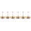 6Stk Lampe Metall Romantisch Warm Puppenhaus 6
