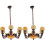 6Stk Lampe Metall Romantisch Warm Puppenhaus 2