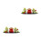 2Sets Resin Mini Beeld Auto Dashboard Decor Kleurige Set 3