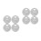 8St Professionele Bougie-Gapmeter Meetsysteem Staal 8