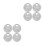 8St Professionele Bougie-Gapmeter Meetsysteem Staal 7
