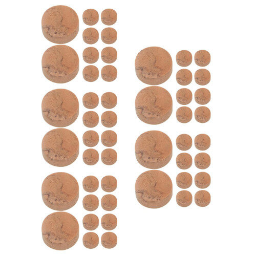 50St Saxofoon Sleutel Pad Set, Khaki, Effectief Geluidsreductie 1