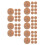 50St Saxofoon Sleutel Pad Set, Khaki, Effectief Geluidsreductie 7