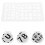 100St Herbruikbare Plastic Lettersjablonen Voor Journal En Scrapbook 11