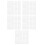 100St Herbruikbare Plastic Lettersjablonen Voor Journal En Scrapbook 5