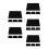 20St Multifunctionele Ring Organizer Schuim Inserts Voor Juwelen Show 6
