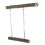 3Sets Vogelzitstok Speelgoed Hout Lichtbruin Stand 1