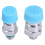 8St Auto Airslang Snelkoppeling R134a - Aluminium 3
