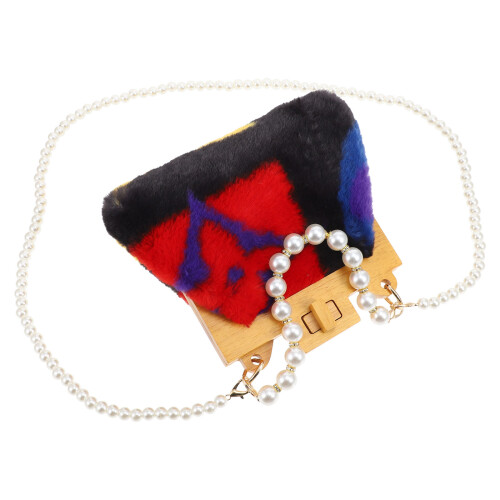 2Pz Borsa Con Catena Per Organizer Nero 1