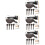 4Set Violino Professionali Kit Ricambio in Legno 6