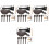 4Set Violino Professionali Kit Ricambio in Legno 3