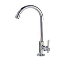 2Pz Rubinetto Acqua Verticale Argento Moderno Per Lavabo Cucina