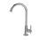 2Pz Rubinetto Acqua Verticale Argento Moderno Per Lavabo Cucina 1